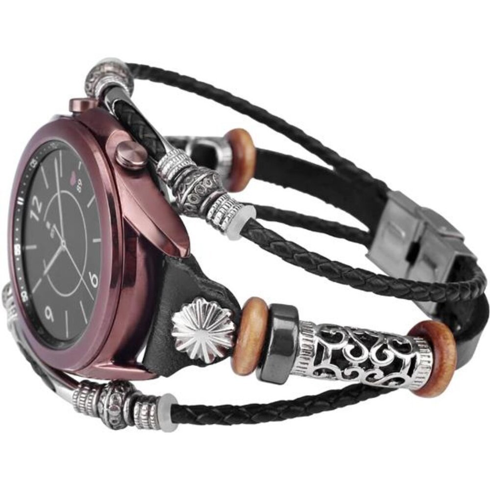 NEW Samsung Galaxy Boho Leather Beaded Luxury Samsung Galaxy Watch Band